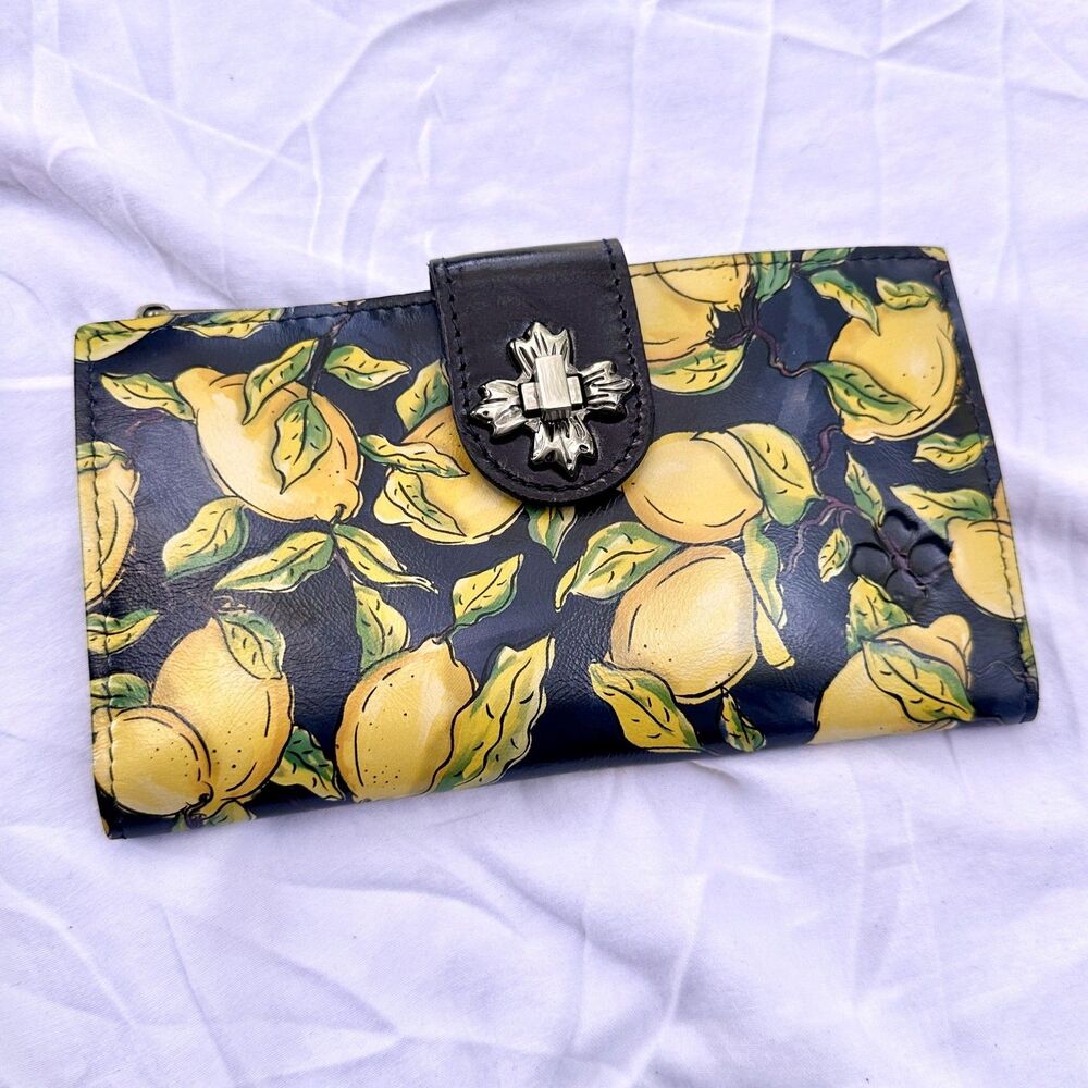 Patricia Nash Positano Limon Leather Bifold Wallet